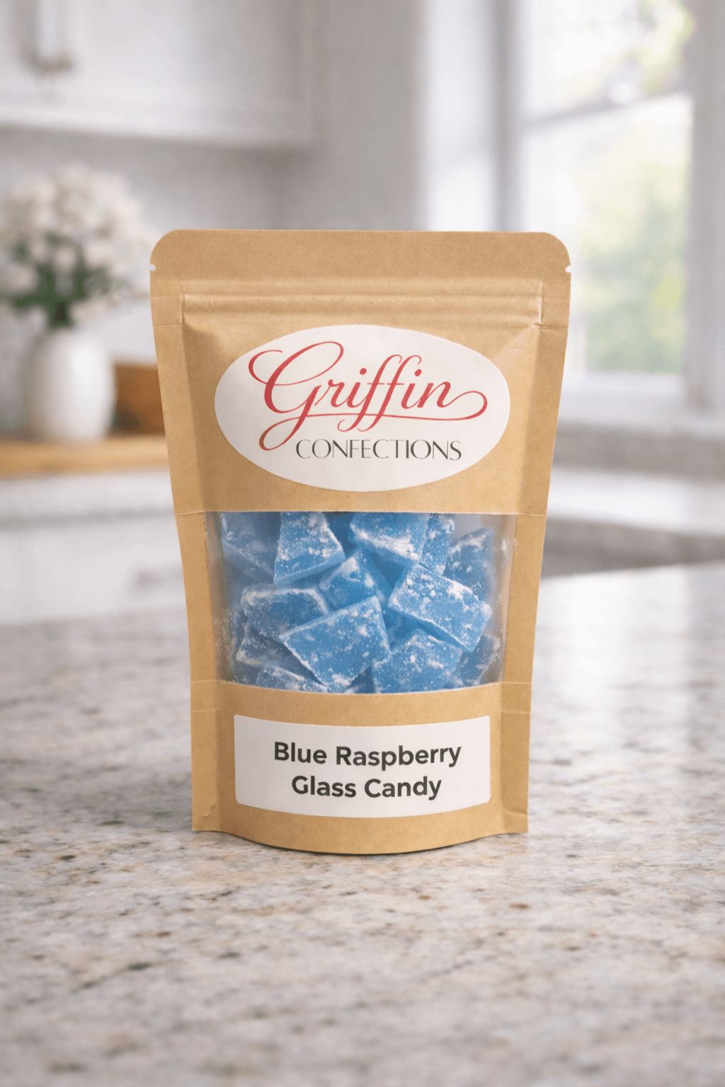 Blue Raspberry Glass Candy