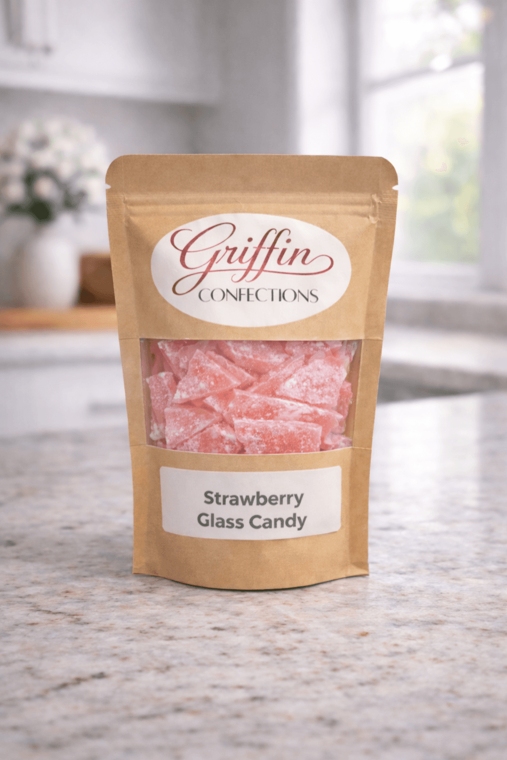 Strawberry Glass Candy